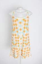 vestido zara feminino colorido