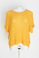 blusa de tricô H&m feminina amarela