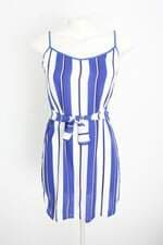 vestido jcrew feminino listrado com transparência