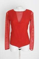 body cris barros feminino vermelho com forro