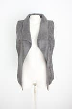 colete C&A feminino cinza com forro