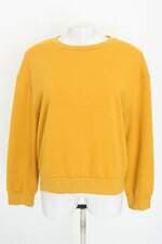 blusa de moletom Zara feminina  amarela