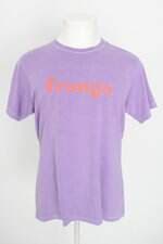 camiseta franga feminina lilás com silk