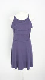 vestido afghan feminino roxo com forro