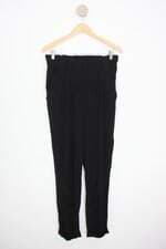 calça de tecido forever 21 feminina preta