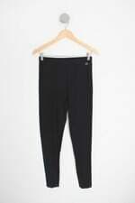 calça de tecido endless feminina preta com cós com elástico