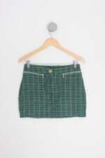 minissaia tweed riachuelo feminina verde