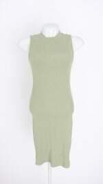 vestido básicos feminino verde
