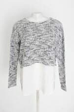 blusa zara feminina estampada com recortes