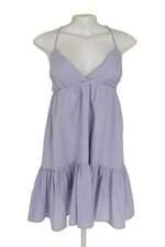 vestido curto le lou lou feminino roxo lavanda