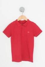 camisa polo pool kids vermelha com bordado