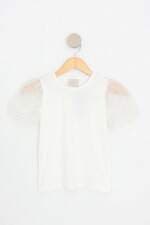 blusa palomino kids branca com recortes