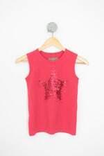 blusa palomino kids vermelha com paetê