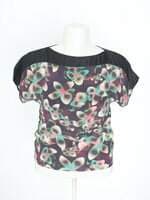 blusa fórum feminina estampada