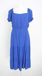 vestido lizie feminino azul com forro