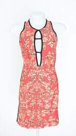 vestido planet girls feminino estampado com tule