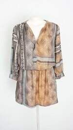 vestido equus feminino estampado