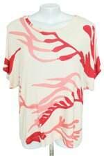 blusa Shoulder feminina bege estampada