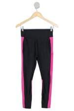 calça legging Decathlon feminina preta com recortes