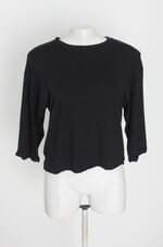 blusa nina basics feminina preta