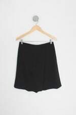 bermuda zara feminina preta