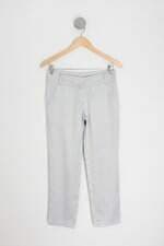 calça de tecido cahelon feminina cinza