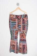 calça de tecido tvz feminina estampada