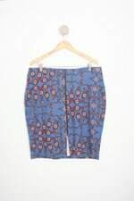 saia marisa feminina estampada com fenda