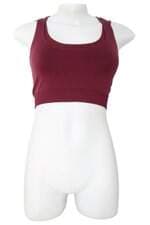 top esportivo plie feminino vinho