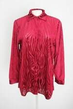 camisa soraia camargo feminina vermelha