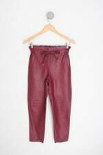 calça de tecido cortelle feminina vermelha