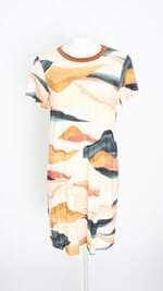 vestido lunender feminino estampado