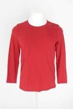 camiseta manga longa hering masculina vermelha