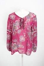 blusa talita kume feminina estampada com transparência