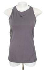 regata esportiva Nike feminina cinza com silk