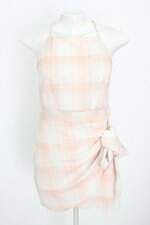 vestido the bloom feminino xadrez com forro