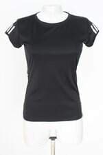 blusa esportiva Adidas feminina preta com silk