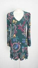 vestido mamo feminino estampado com forro