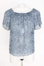blusa mng feminina estampada