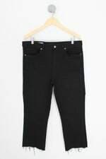 calça de sarja zara feminina preta