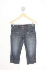 calça jeans capri guess feminina azul