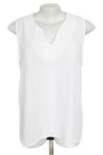 blusa Riachuelo feminina branca com barra mullet