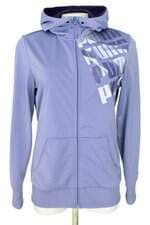 jaqueta esportiva Puma feminina lilás com silk