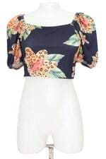 cropped C&A feminino estampado 