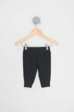 calça legging carters kids preta com poás
