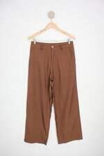 calça de tecido le blessed feminina marrom