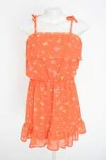 vestido C&A feminino estampado com forro