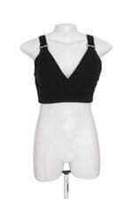 top Amaro feminino preto