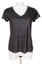 blusa free kisses feminina preta com brilho