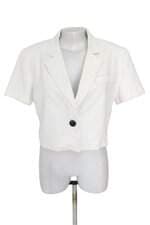 blazer veria feminino off white com forro